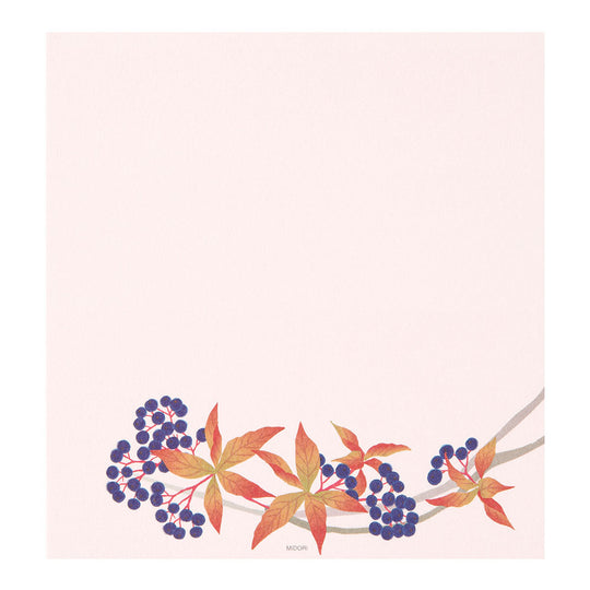 Letter Pad Autumn Wreath