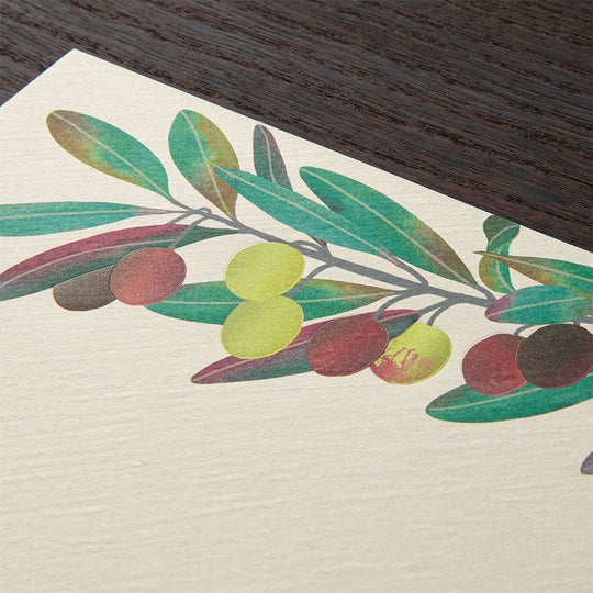 Letter Pad Foil-Stamping Olive