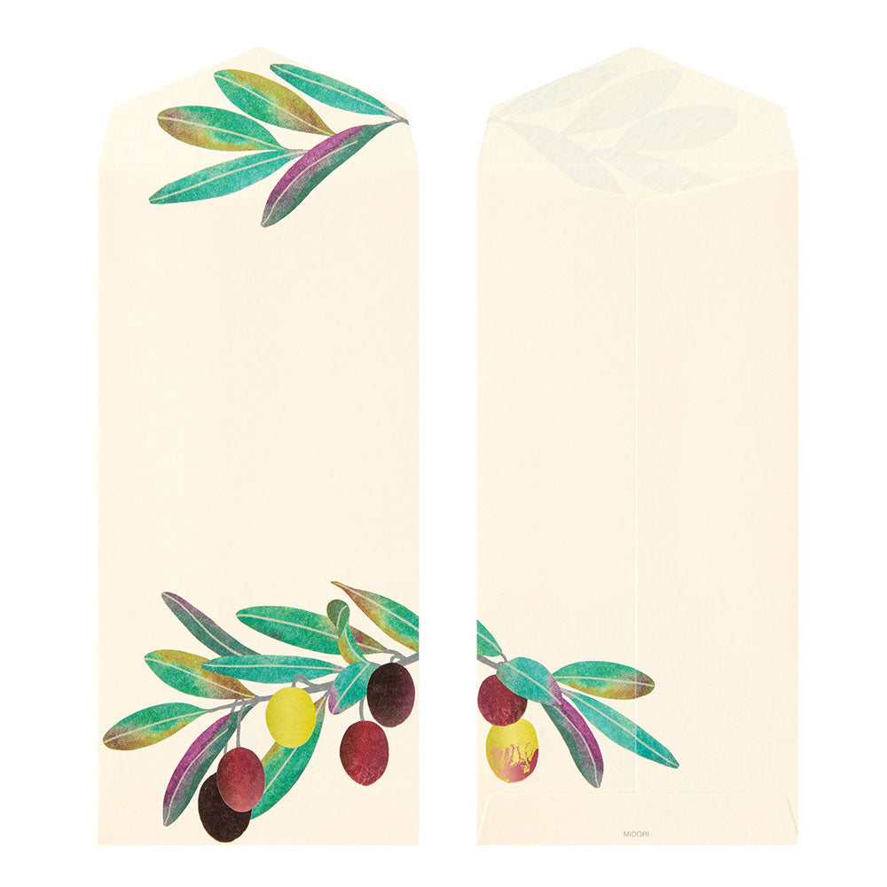 Envelope Foil-Stamping Olive