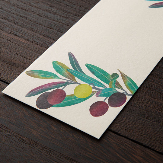 Envelope Foil-Stamping Olive