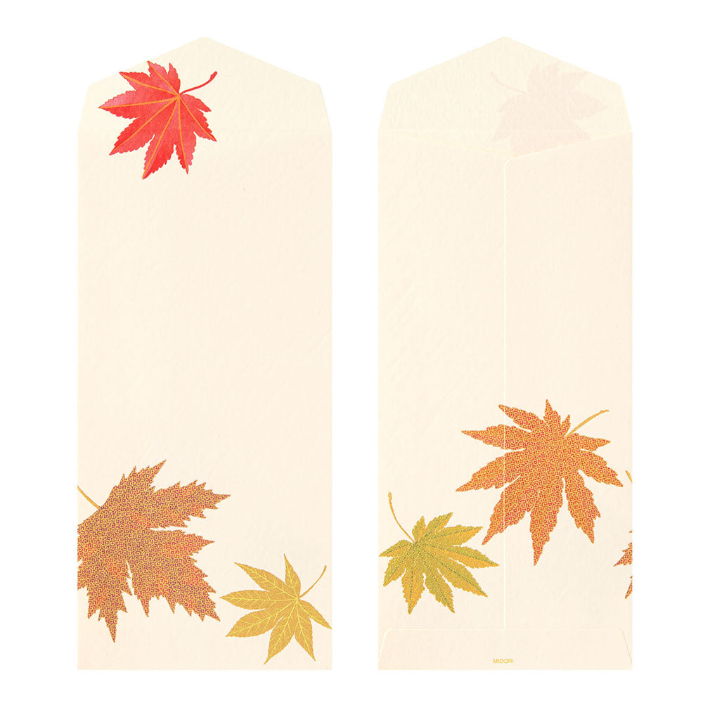 Envelope Silk-Printing Fallen Leaves S2