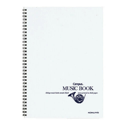 KOKUYO Planner/Notebook/Drawing Paper Music - Music Book A4 on T10