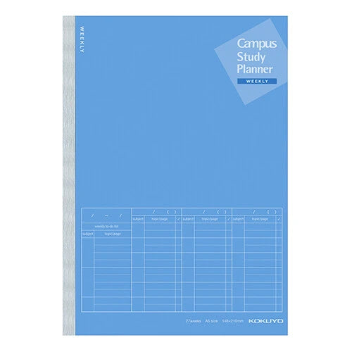 KOKUYO Notebook Campus Study Planner A5 - Blue