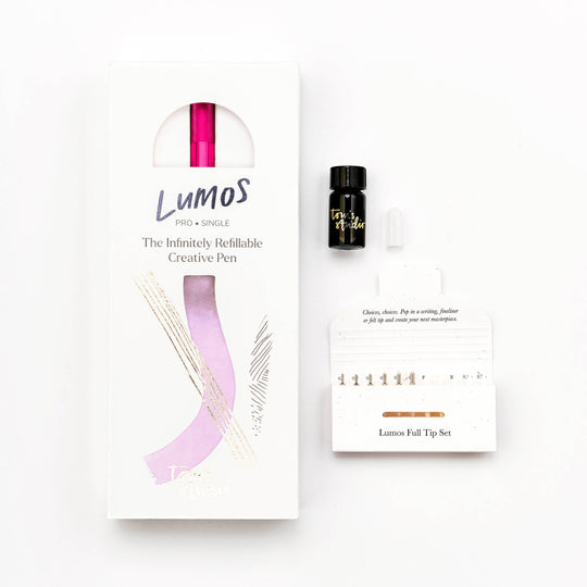 Lumos Pro - Refillable Multi-Tip Pen: Midnight / Duo Tip