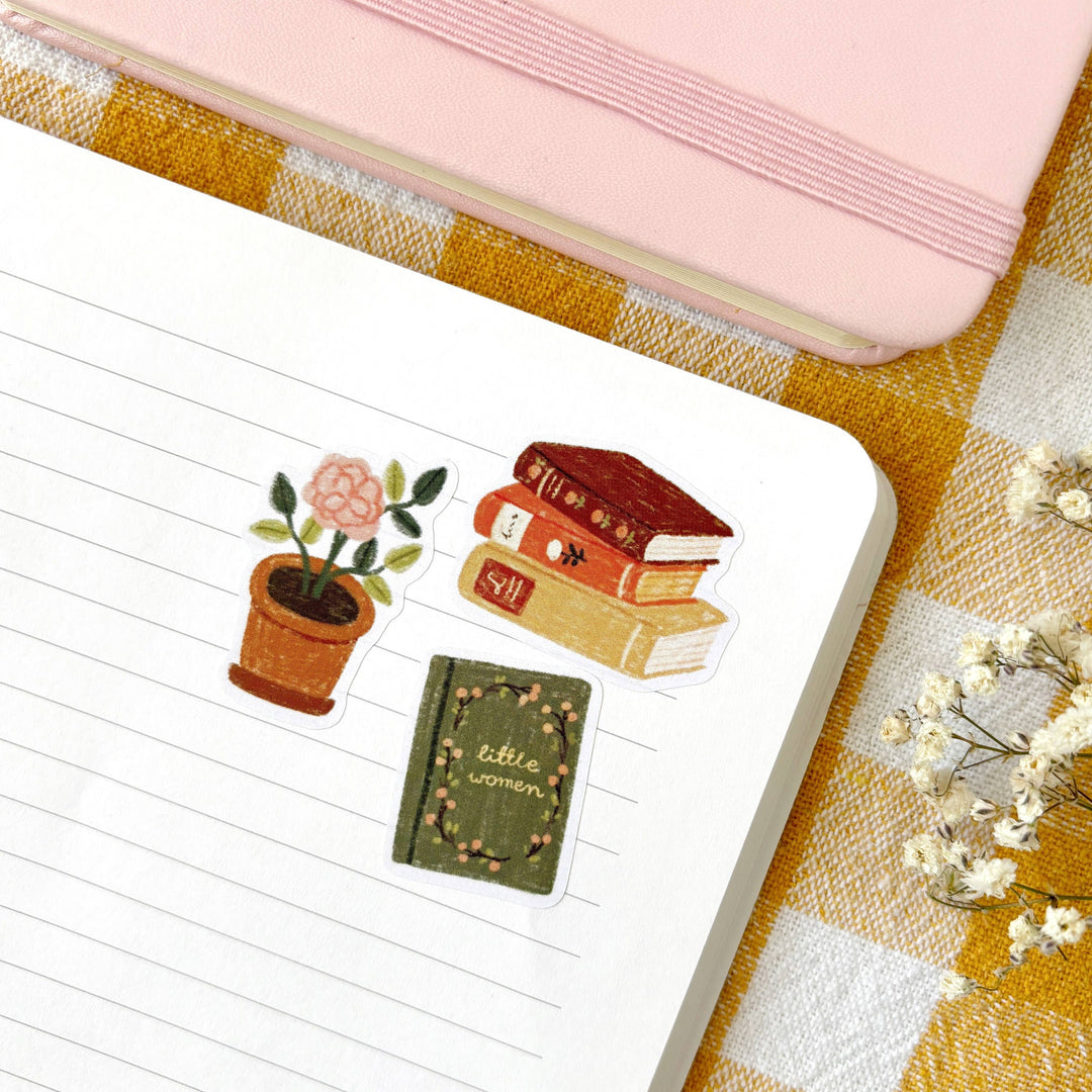 Bookish - Planner &amp; Journal Stickers | A6 Matte Paper