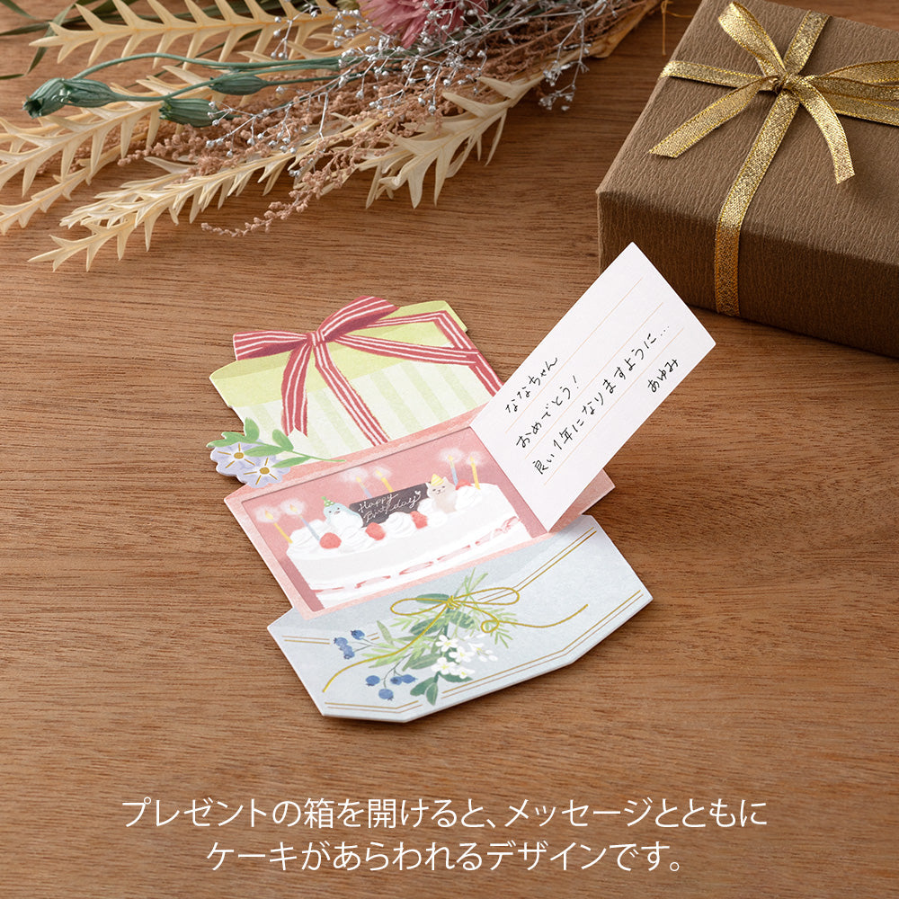 Midori Card Peel Back Birthday Present