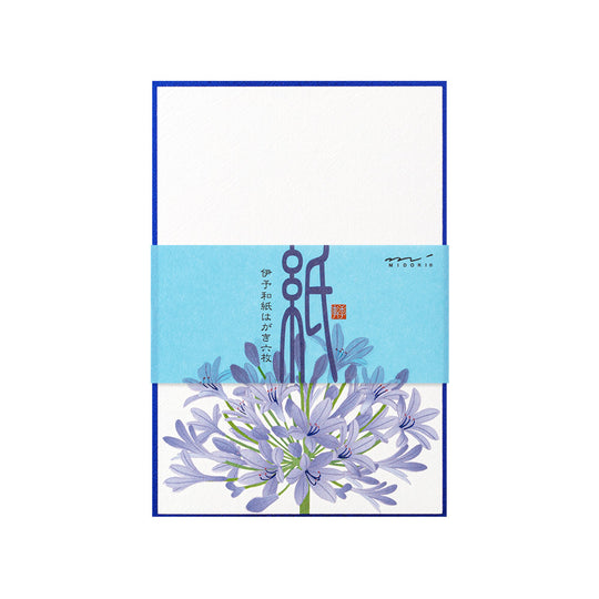Postcard 732 Foil-Stamping Agapanthus