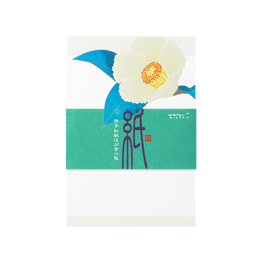 Postcard 735 Foil-Stamping Japanese Stewartia