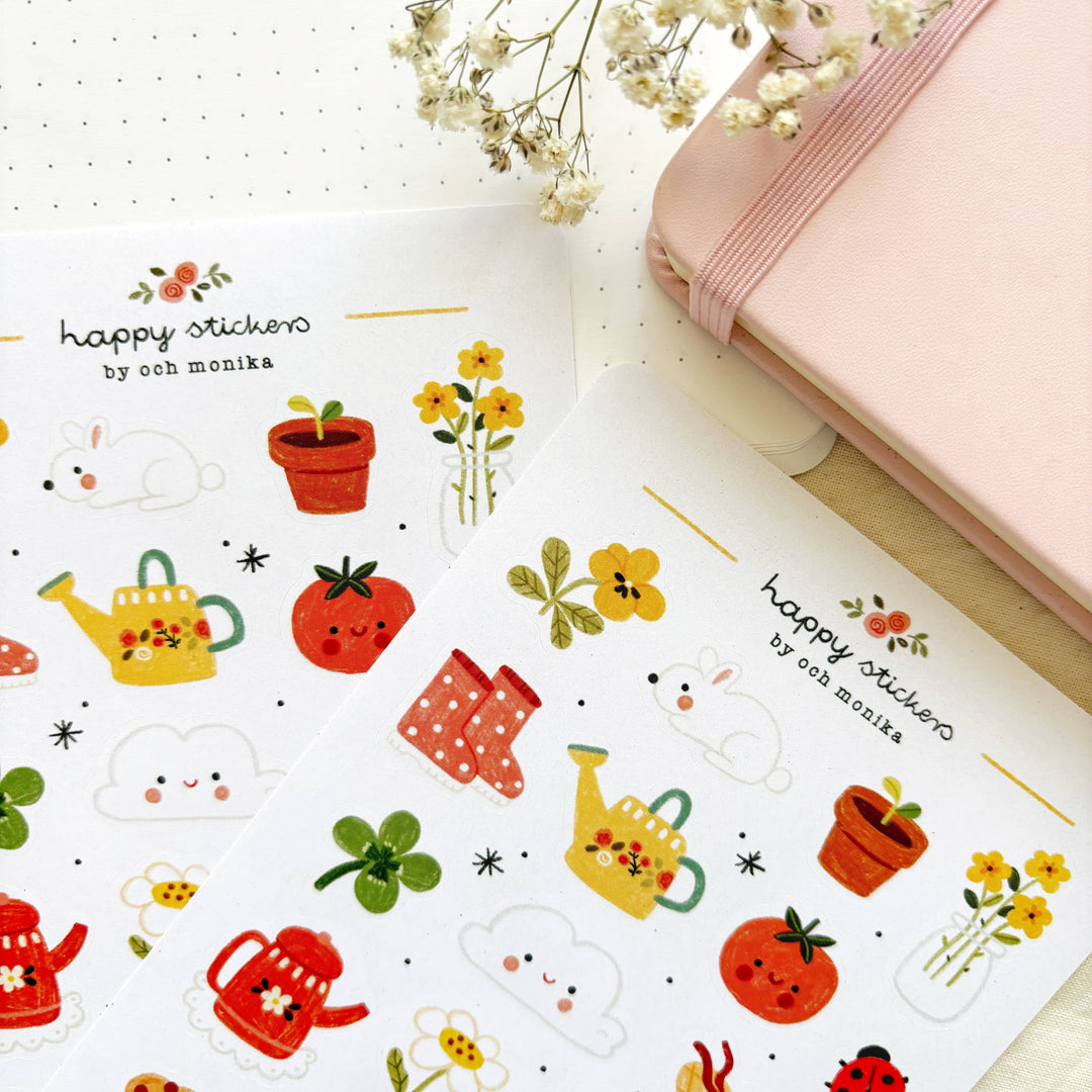 Spring - Sticker Sheet | Fresh Spring Stationery Gift