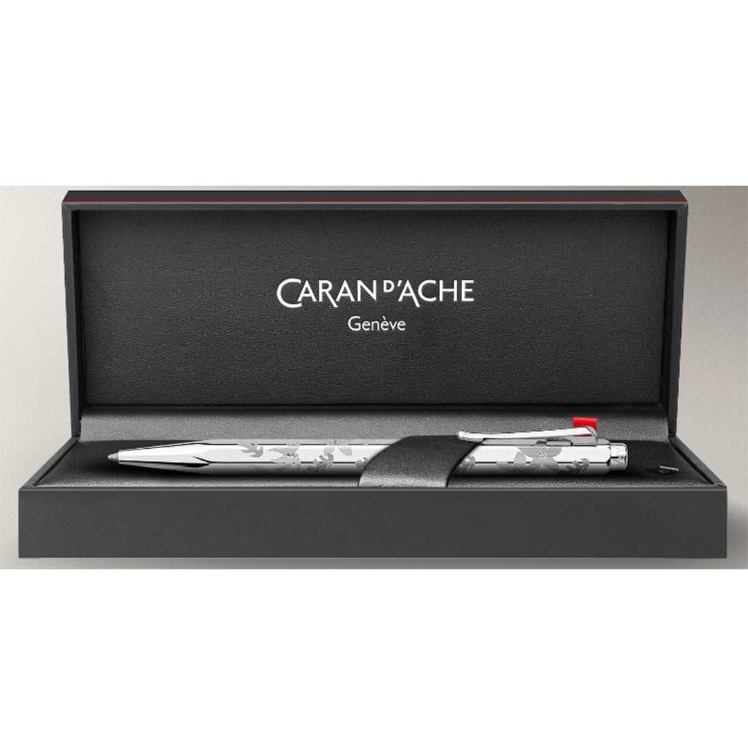 Caran d'Ache Platinum-Coated ECRIDOR™ FLOWERS Ballpoint Pen