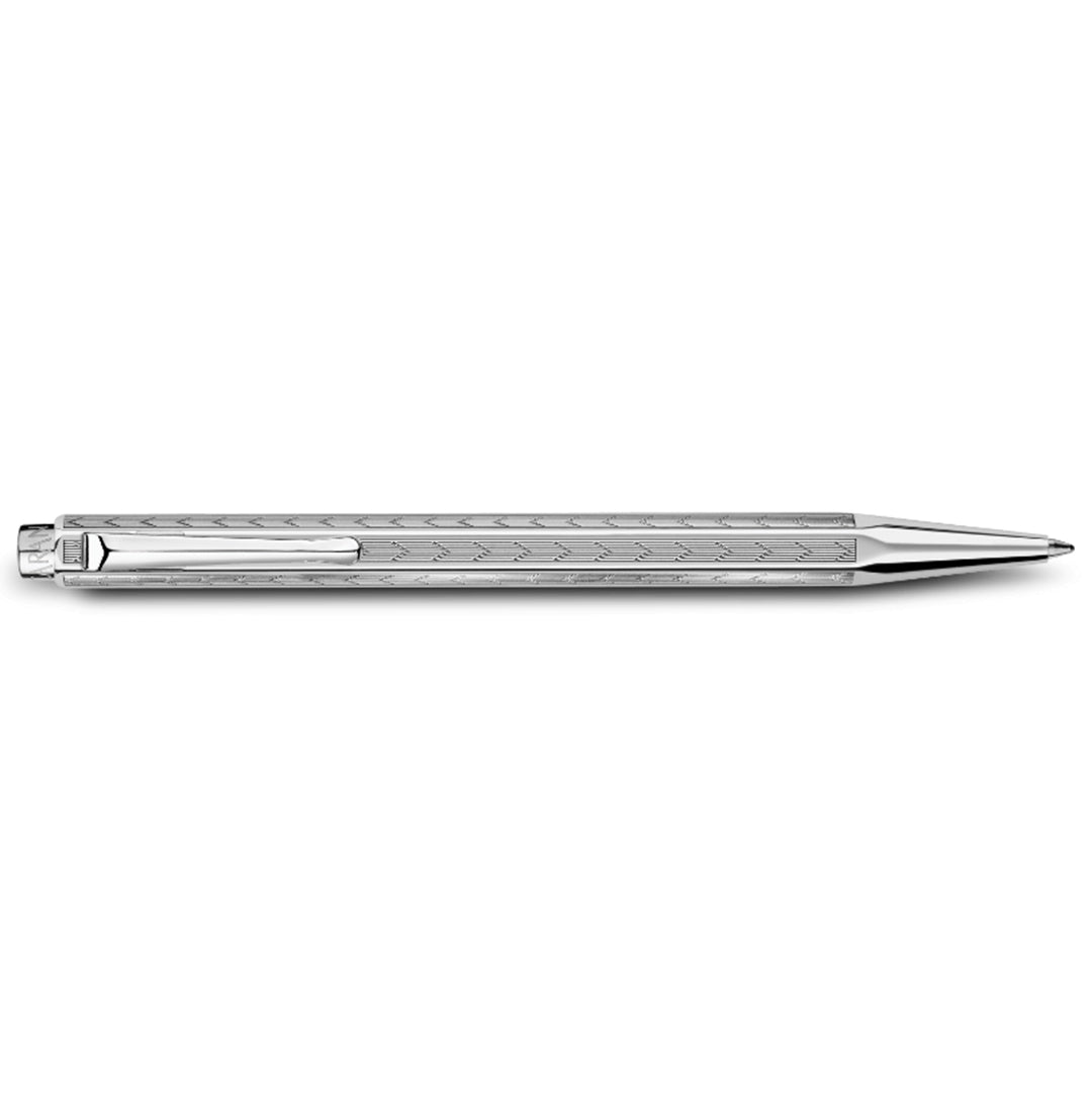 Caran d'Ache Platinum-Coated ECRIDOR™ CHEVRON Ballpoint Pen