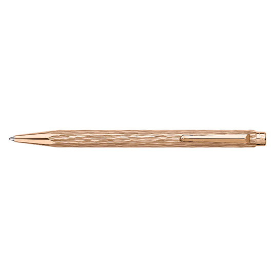 Caran d'Ache ECRIDOR™ VENETIAN Set Rose Gold Ballpoint Pen & Leather Case - Special Edition