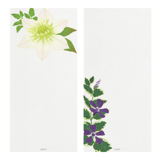 Message Letter Pad Designs Summer Flower S4