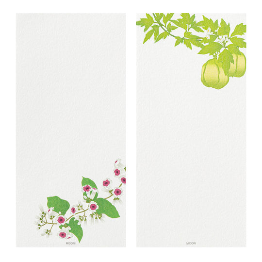 Message Letter Pad Designs Summer Flower S4