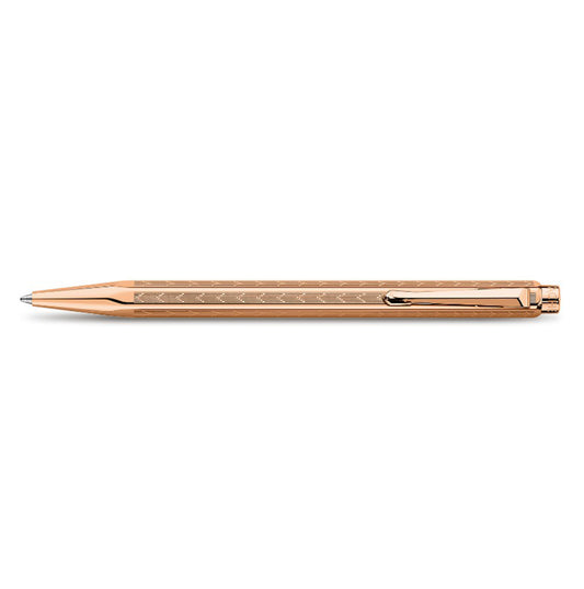 Caran D'Ache Ecridor Chevron Rose-Gold Ballpoint Pen