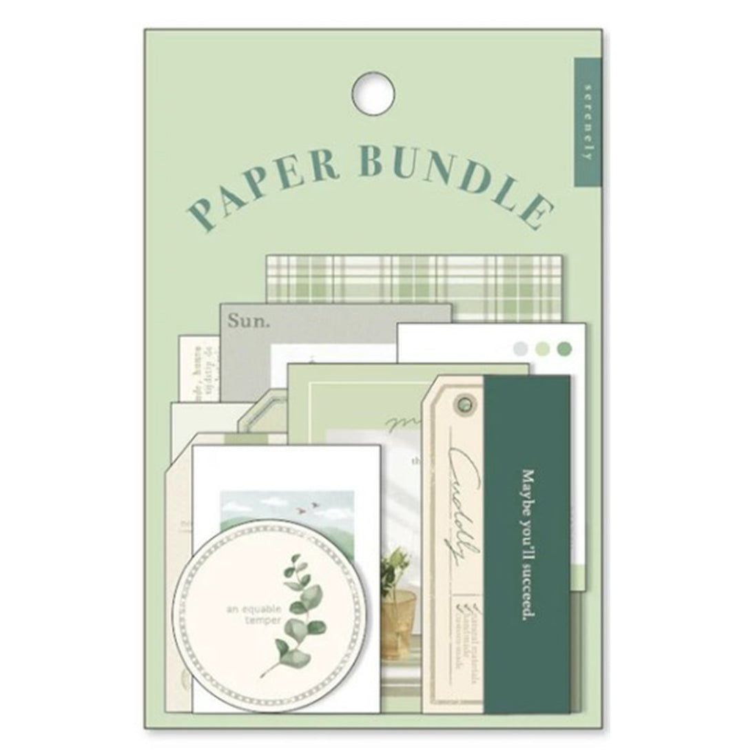 Mind Wave Sticker Paper Bundle Green