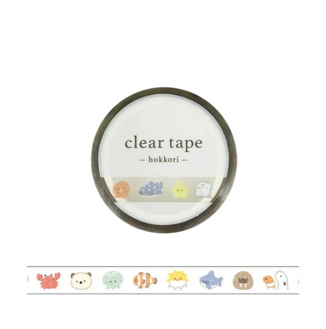 Mind Wave Washi Tape Clear 7mm Hokkori Suizokukan