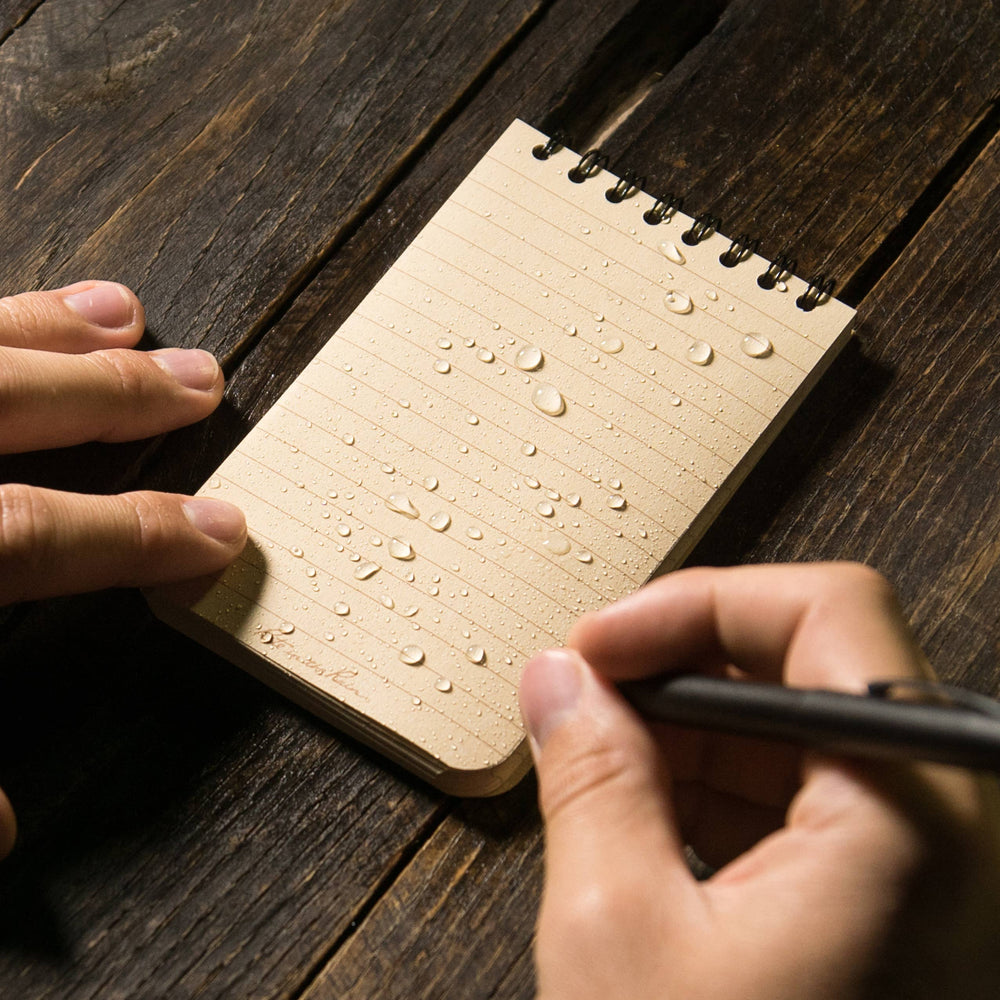 Rite in the Rain 3" x 5" Top Spiral Notebook - Tan