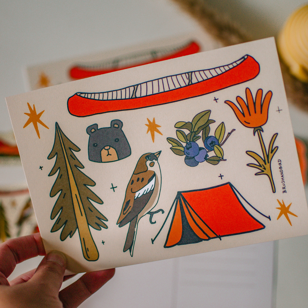 Outdoorsy Postcard | Canadian Adventure &amp; Camping