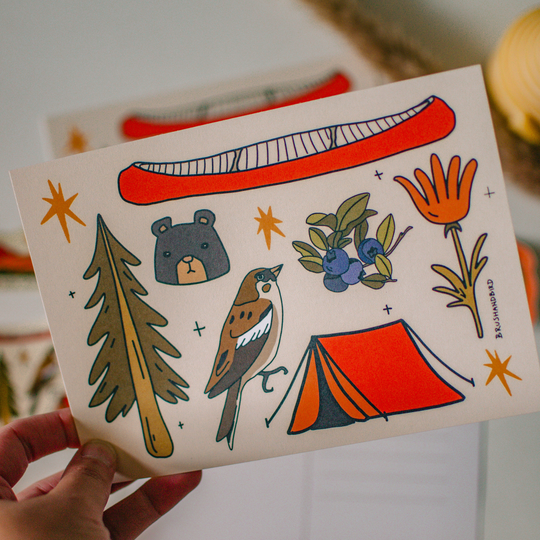 Outdoorsy Postcard | Canadian Adventure &amp; Camping