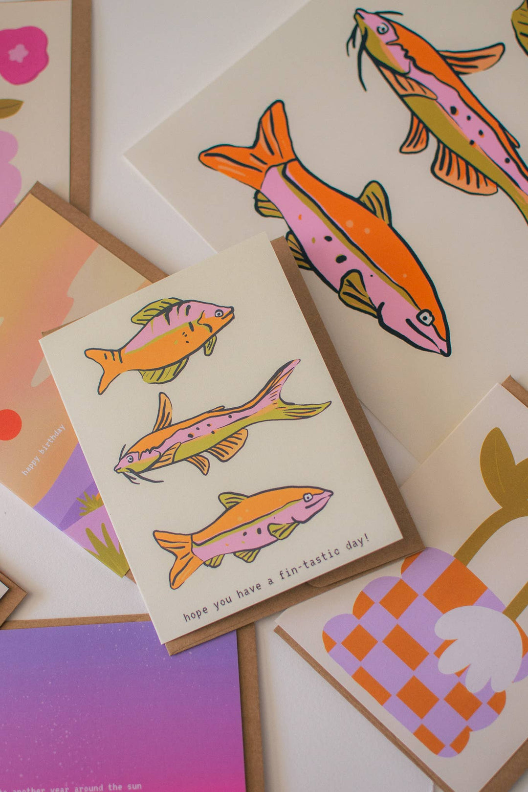 Funny Fish Birthday Card | Hope You Have a Fin-tastic Day