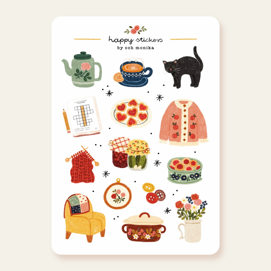 Granny Things - Planner &amp; Journal Stickers | A6 Matte Paper