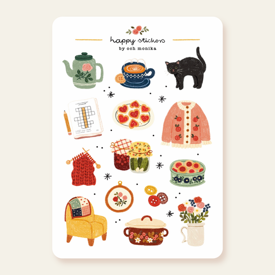 Granny Things - Planner &amp; Journal Stickers | A6 Matte Paper