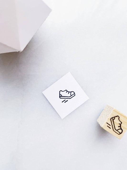Cardio Rubber Stamp • Small Running Stamp
