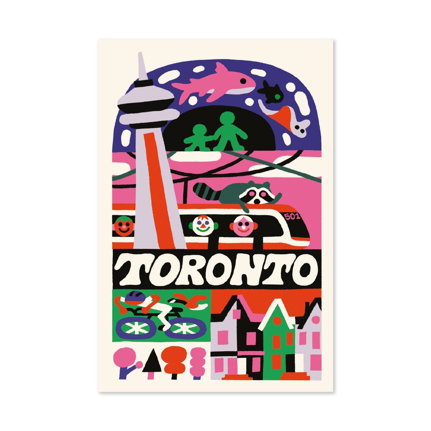 TORONTO ICONS — Postcard