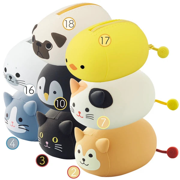 Punilabo Pouch Animals Nekorobi Cat Inbound Sweets - Pug