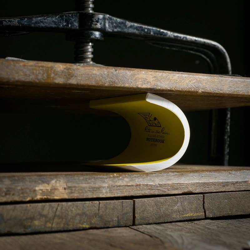 Rite in the Rain 3.25" x 5.25" Yellow Soft Cover Notebook
