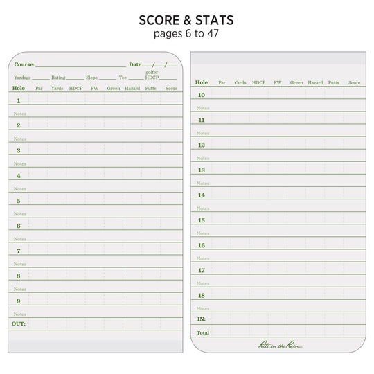 Rite in the Rain Golf Notebook, 3.5" x 6"