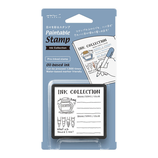 Midori Paintable Stamp Pre-inked- Ink Collection A