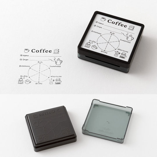 Midori Paintable Stamp Pre-inked- Coffee