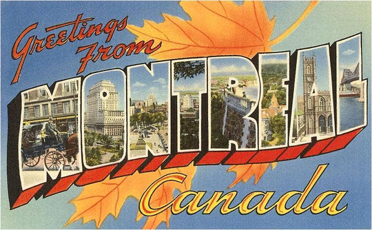 Postcard CN-71 Greetings from Montreal, Canada