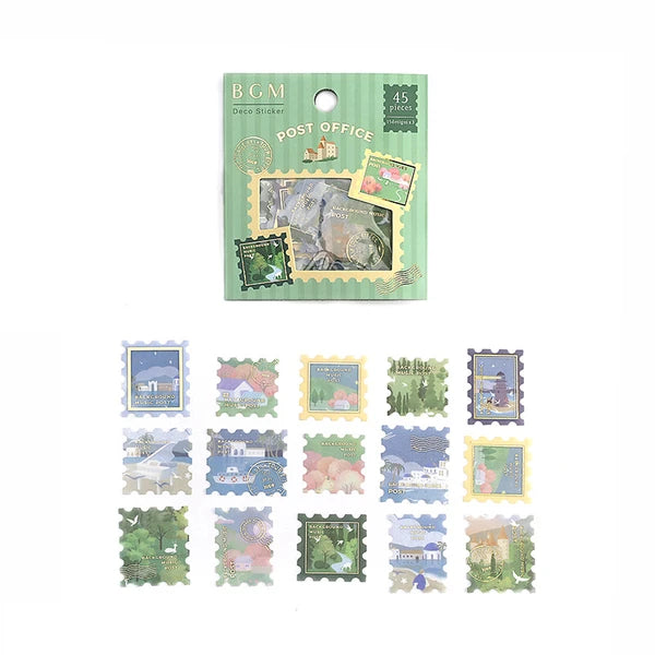 BGM Stickers Post Office/Scenery