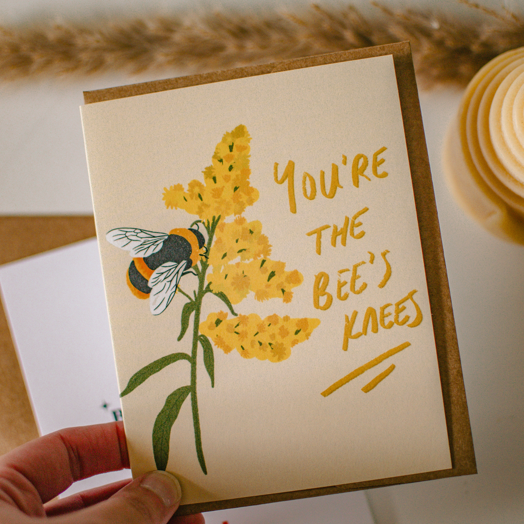 You’re the Bees Knees | Bumblebee Graduation Greeting Card