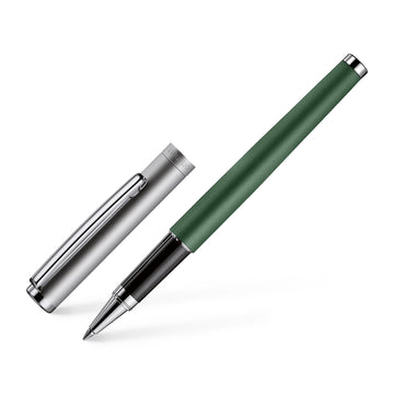 Otto Hut Rollerball Pen Design01- Frosted Sage Green Ruthenium