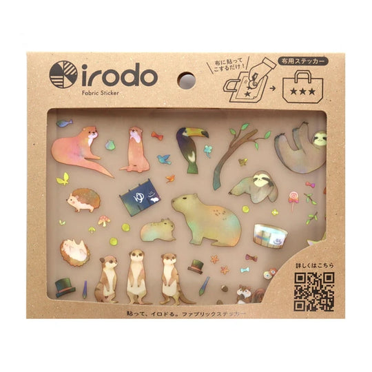Irodo Fabric Transfer Stickers - Exotic Animals