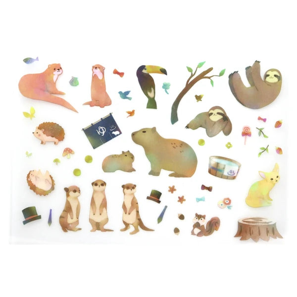 Irodo Fabric Transfer Stickers - Exotic Animals
