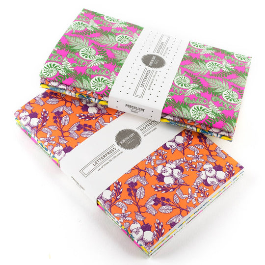 Forest Foraging Series: Set of 3 Assorted Pocket Notebooks: Plain Pages