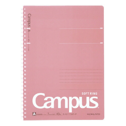Kokuyo Campus Soft Ring Notebook Dot Ruled 40 Sheets- B5