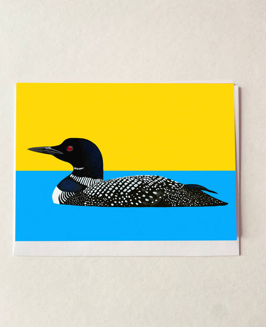 Loon Bird Greeting Card