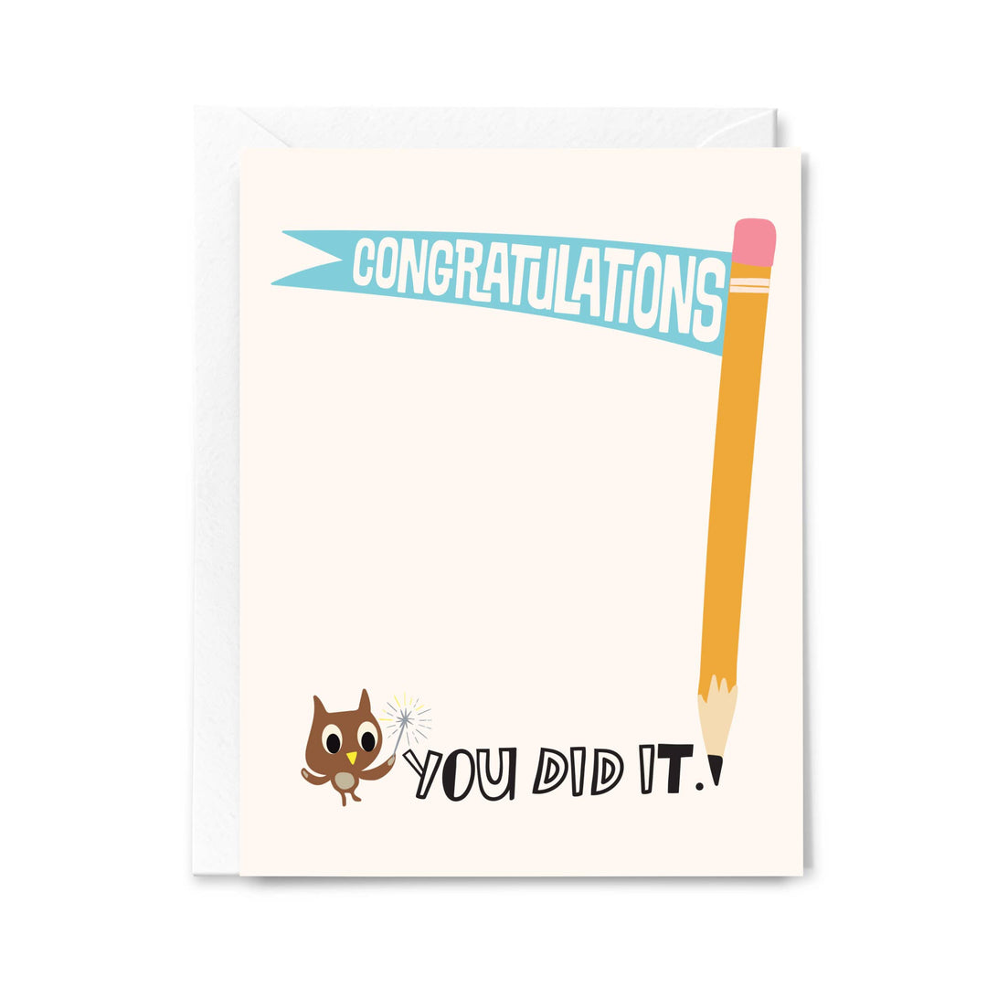 Congratulations Pencil Banner