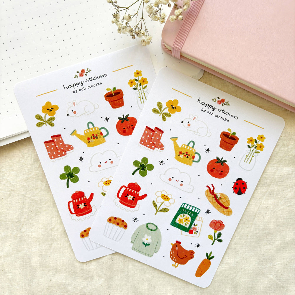 Spring - Sticker Sheet | Fresh Spring Stationery Gift