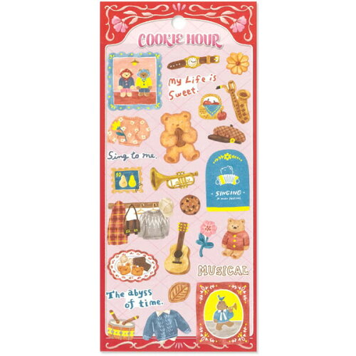 Mindwave Stickers Cookie Hour - Bear Cookie