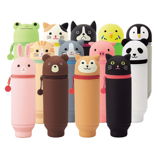 Lihit Lab Pen Case PuniLabo- Black Cat