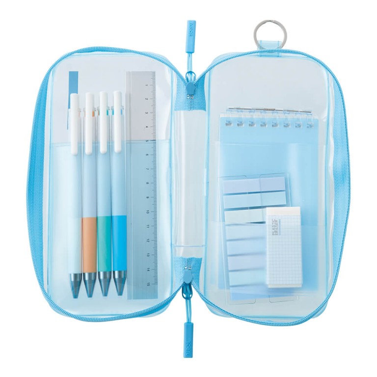 Lihit Lab Soeru Clear Pen Case  - Clear