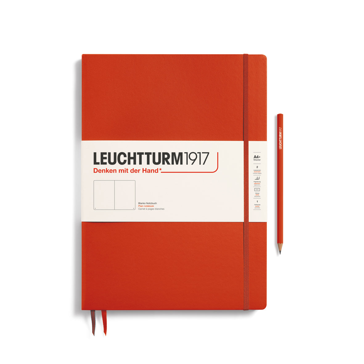 Leuchtturm1917 A4+ Master Slim - Fox Red