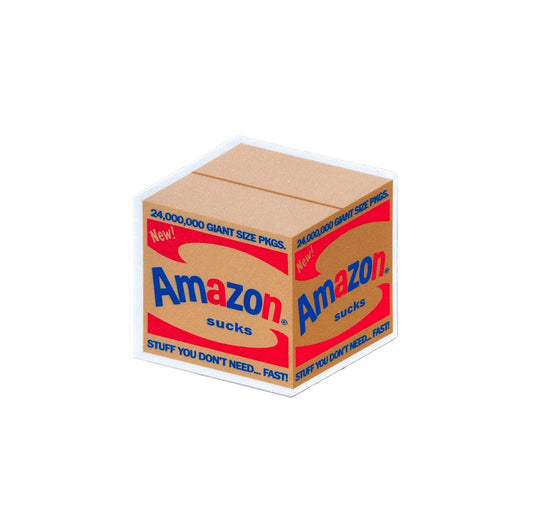 Christopher Rouleau Sticker- Amazon Sucks